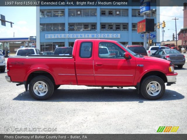 1997 Ford F150 XLT Extended Cab 4x4 in Bright Red