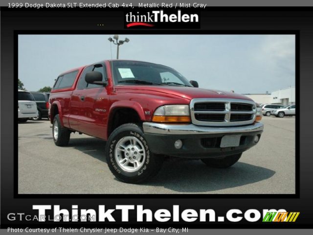 1999 Dodge Dakota SLT Extended Cab 4x4 in Metallic Red