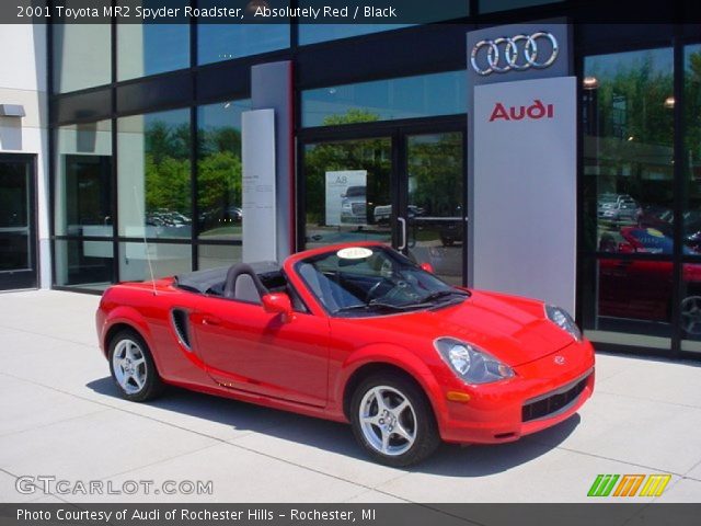 2001 Toyota MR2 Spyder Roadster in Absolutely Red