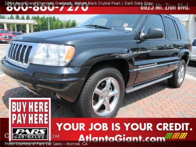 2004 Jeep Grand Cherokee Overland in Brillant Black Crystal Pearl