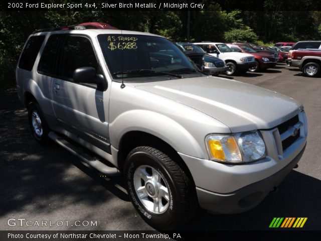 2002 Ford Explorer Sport 4x4 in Silver Birch Metallic