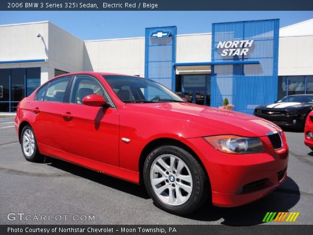 2006 BMW 3 Series 325i Sedan in Electric Red