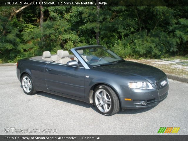 2008 Audi A4 2.0T Cabriolet in Dolphin Grey Metallic