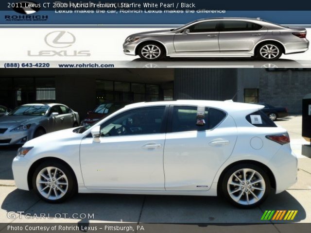 2011 Lexus CT 200h Hybrid Premium in Starfire White Pearl