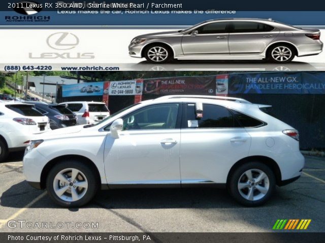 2011 Lexus RX 350 AWD in Starfire White Pearl