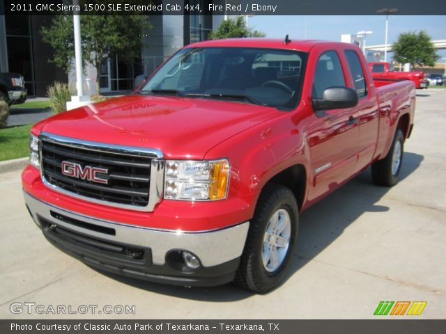 2011 GMC Sierra 1500 SLE Extended Cab 4x4 in Fire Red