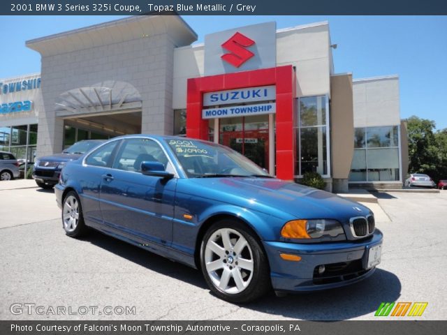 2001 BMW 3 Series 325i Coupe in Topaz Blue Metallic