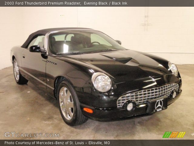 2003 Ford Thunderbird Premium Roadster in Evening Black