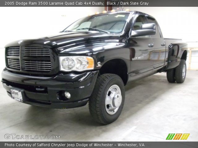 2005 Dodge Ram 3500 Laramie Quad Cab 4x4 Dually in Black