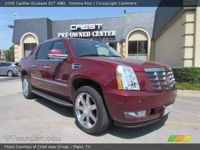 2008 Cadillac Escalade EXT AWD in Sonoma Red