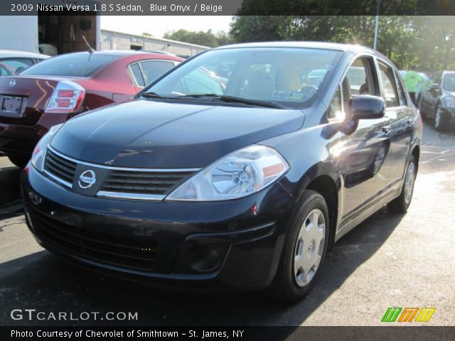 2009 Nissan Versa 1.8 S Sedan in Blue Onyx