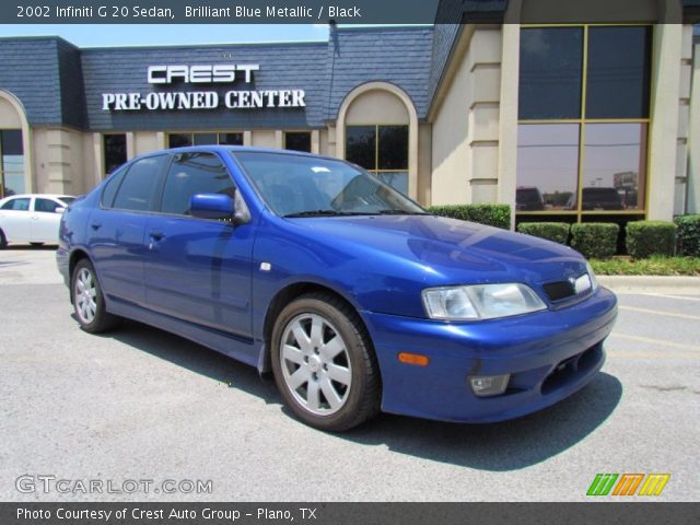 2002 Infiniti G 20 Sedan in Brilliant Blue Metallic