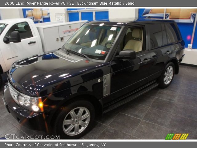 2008 Land Rover Range Rover V8 HSE in Buckingham Blue Metallic