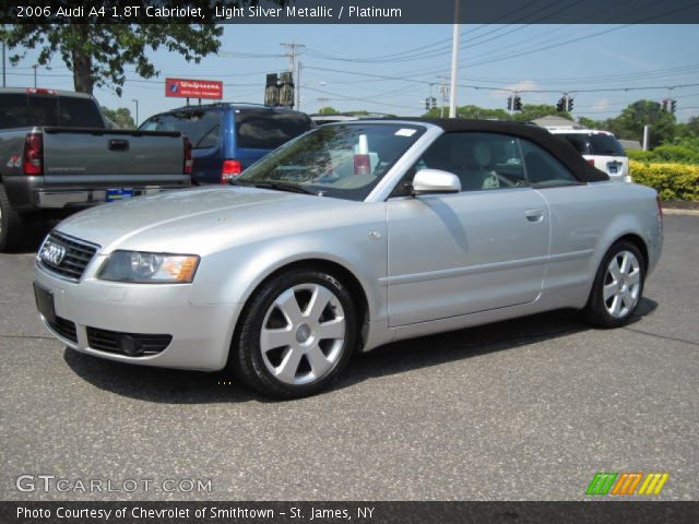 2006 Audi A4 1.8T Cabriolet in Light Silver Metallic