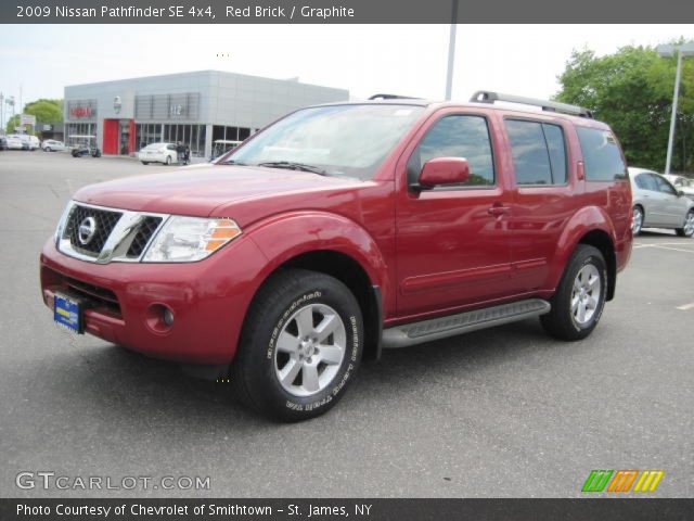 2009 Nissan Pathfinder SE 4x4 in Red Brick