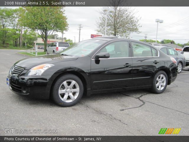 2008 Nissan Altima 2.5 S in Super Black