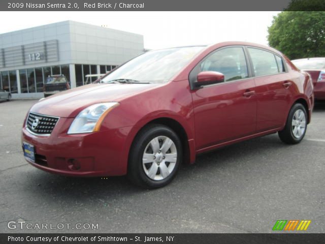 2009 Nissan Sentra 2.0 in Red Brick