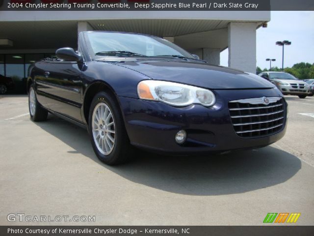 2004 Chrysler Sebring Touring Convertible in Deep Sapphire Blue Pearl