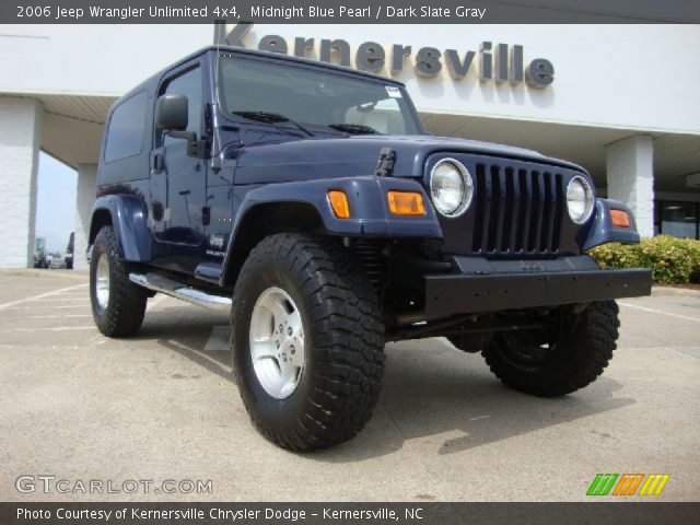 2006 Jeep Wrangler Unlimited 4x4 in Midnight Blue Pearl