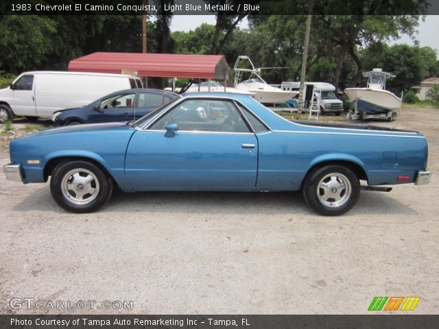 1983 Chevrolet El Camino Conquista in Light Blue Metallic