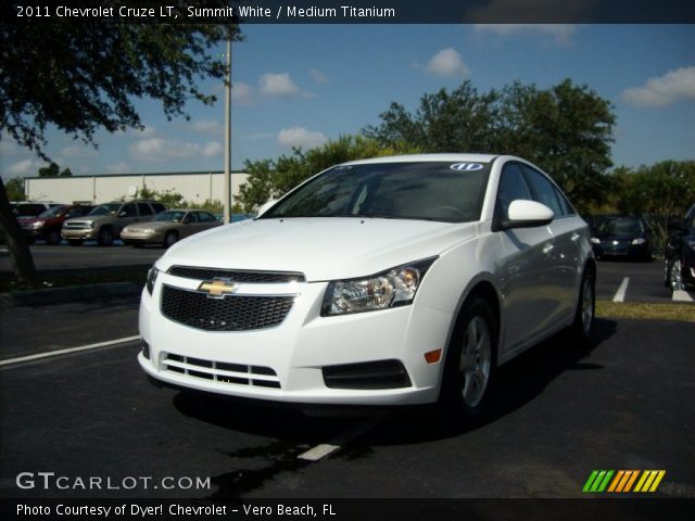 2011 Chevrolet Cruze LT in Summit White
