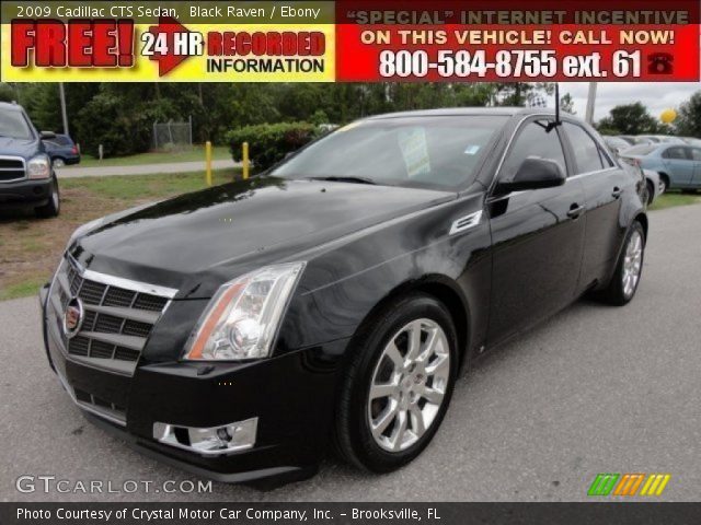 2009 Cadillac CTS Sedan in Black Raven