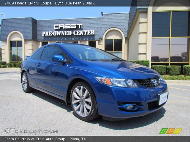 2009 Honda Civic Si Coupe in Dyno Blue Pearl