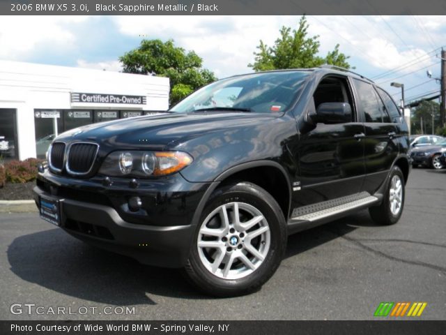 2006 BMW X5 3.0i in Black Sapphire Metallic
