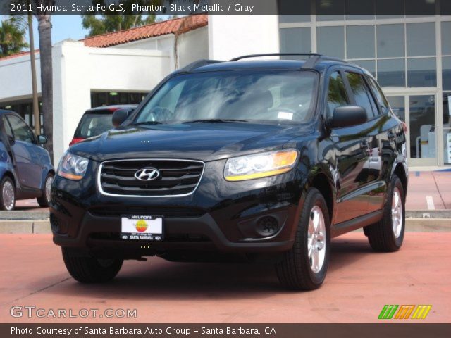 2011 Hyundai Santa Fe GLS in Phantom Black Metallic