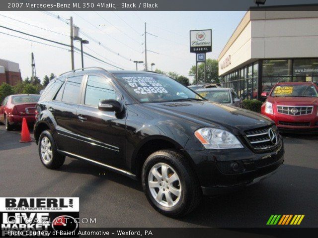 2007 Mercedes-Benz ML 350 4Matic in Black