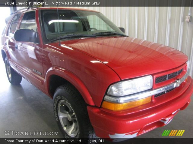 2004 Chevrolet Blazer LS in Victory Red