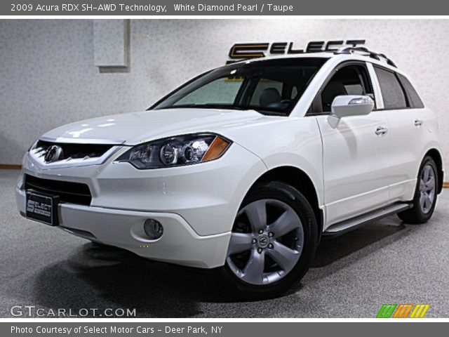 2009 Acura RDX SH-AWD Technology in White Diamond Pearl