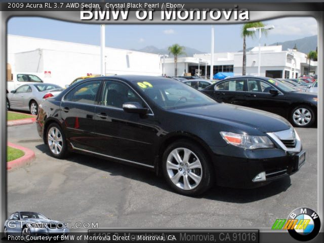 2009 Acura RL 3.7 AWD Sedan in Crystal Black Pearl