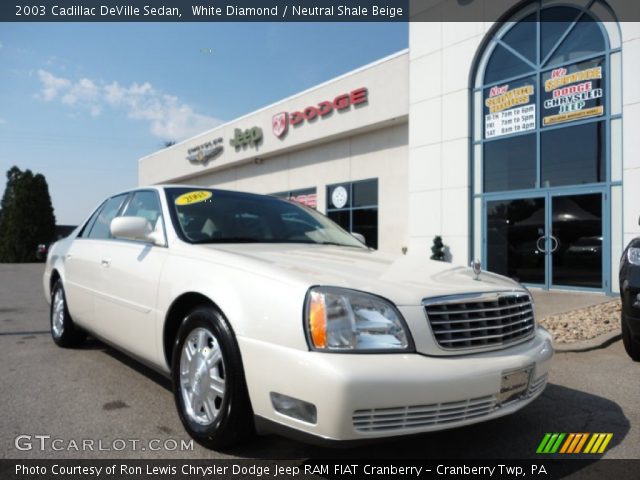 2003 Cadillac DeVille Sedan in White Diamond