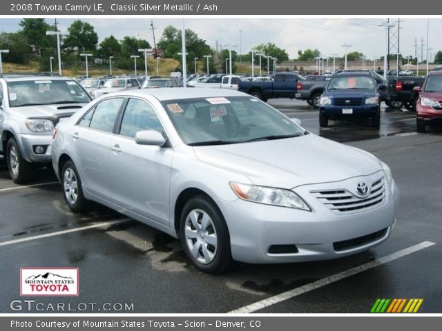 2008 Toyota Camry LE in Classic Silver Metallic