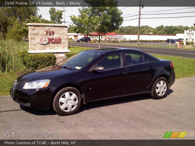 2006 Pontiac G6 V6 Sedan in Black