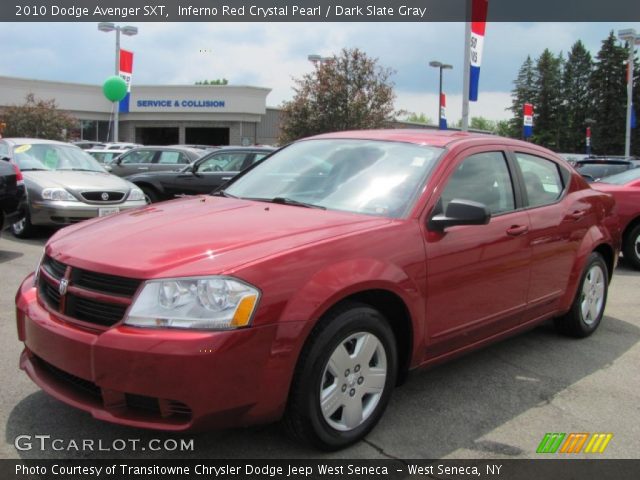 2010 Dodge Avenger SXT in Inferno Red Crystal Pearl