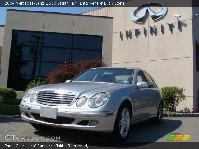 2004 Mercedes-Benz E 500 Sedan in Brilliant Silver Metallic