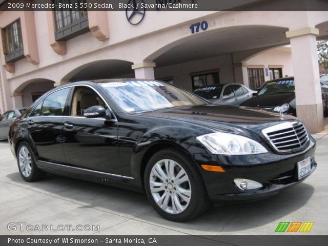 2009 Mercedes-Benz S 550 Sedan in Black