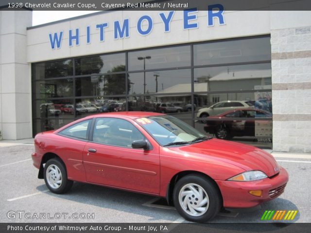1998 Chevrolet Cavalier Coupe in Cayenne Red Metallic