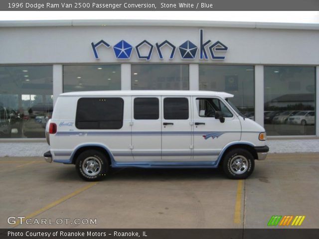 1996 Dodge Ram Van 2500 Passenger Conversion in Stone White