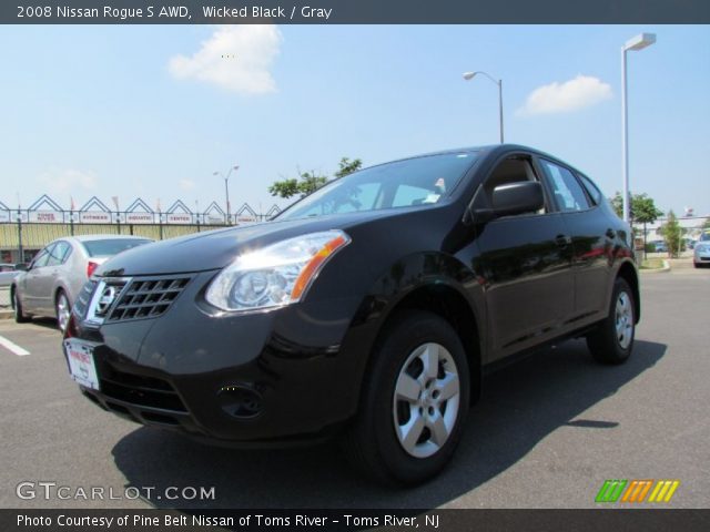 2008 Nissan Rogue S AWD in Wicked Black