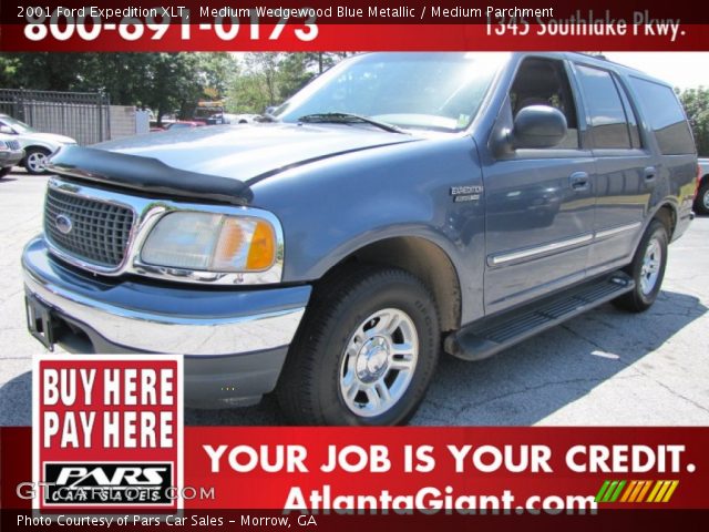 2001 Ford Expedition XLT in Medium Wedgewood Blue Metallic