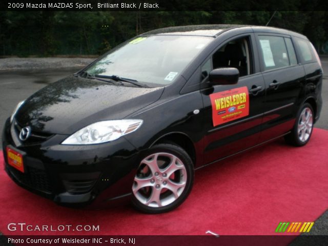 2009 Mazda MAZDA5 Sport in Brilliant Black