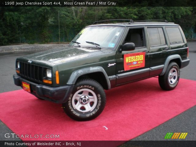 1998 Jeep Cherokee Sport 4x4 in Moss Green Pearl