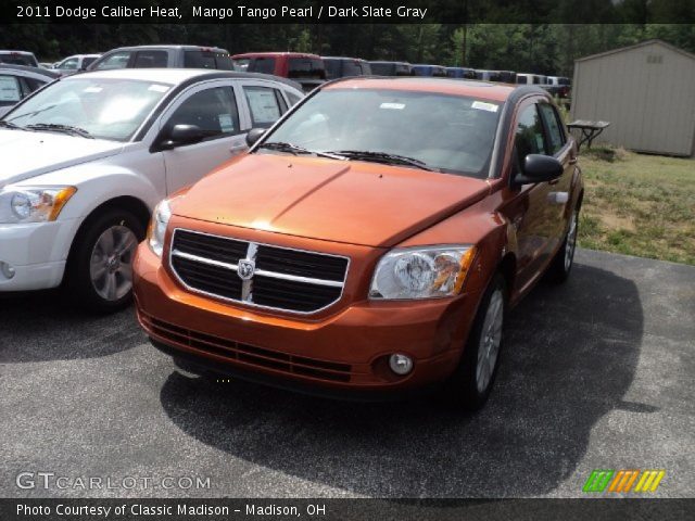 2011 Dodge Caliber Heat in Mango Tango Pearl