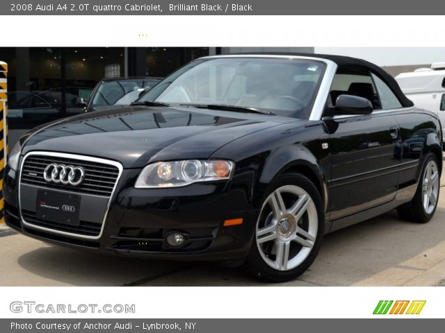 2008 Audi A4 2.0T quattro Cabriolet in Brilliant Black