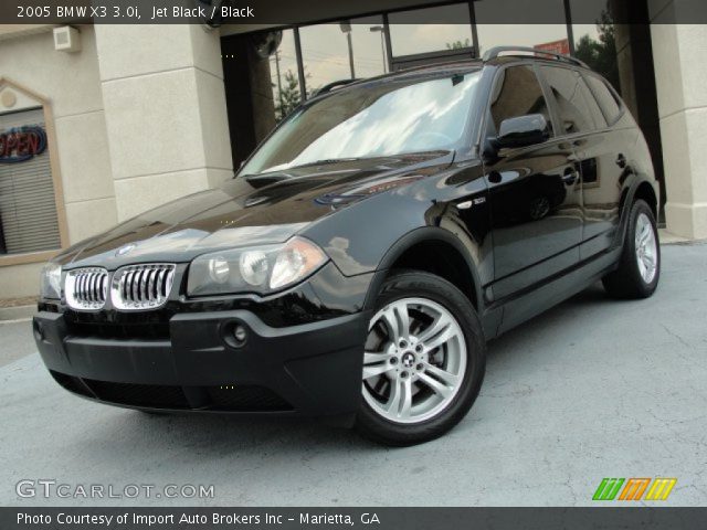 2005 BMW X3 3.0i in Jet Black