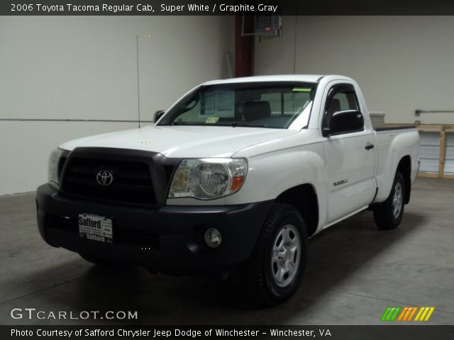 2006 Toyota Tacoma Regular Cab in Super White