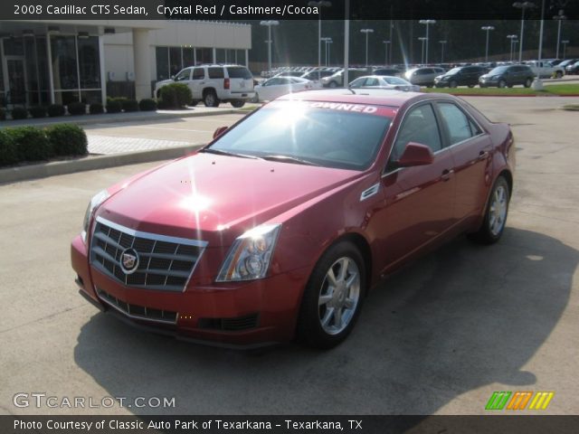 2008 Cadillac CTS Sedan in Crystal Red